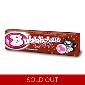 Bubblicious Cola Bubblegum - 5 Piece Gum Pack 38g